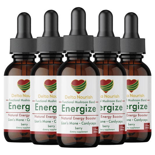 Energize Drops - Natural Energy Supplement 5 Pack - deltanourish.com