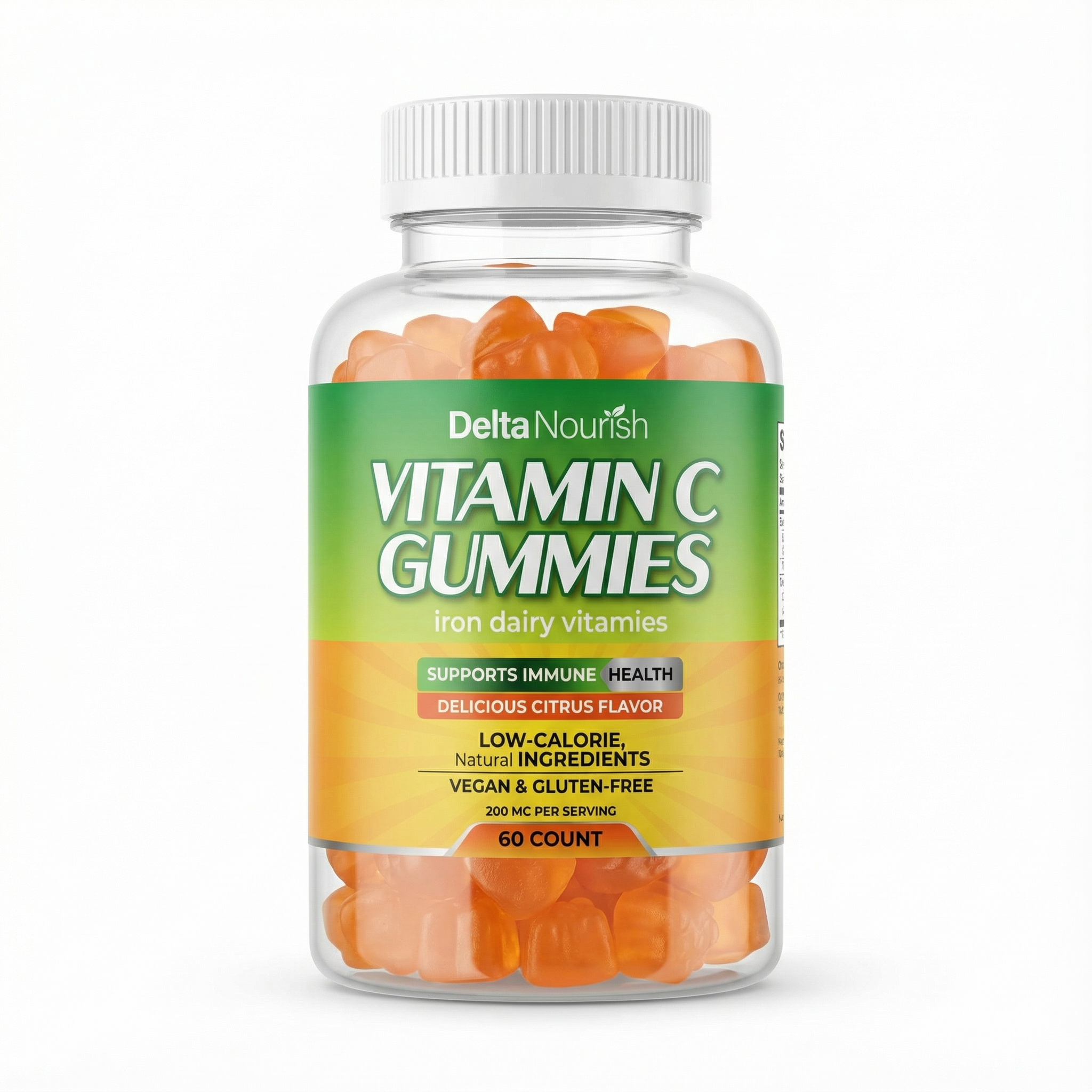 Delta Nourish Vitamin C Gummies – Daily Wellness & Antioxidant Support