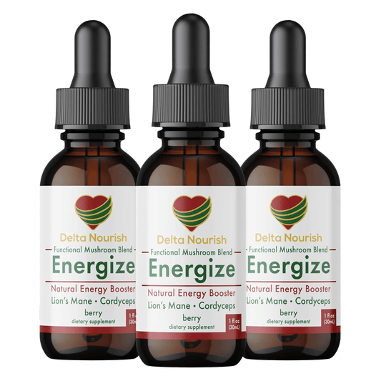 Energize Drops - Natural Energy Supplement 3 pack