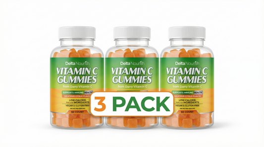 Delta Nourish Vitamin C Gummies – Daily Wellness & Antioxidant Support