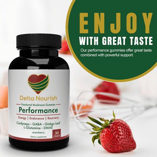 Natural Energy Gummies | Strawberry Flavor