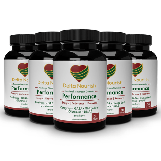 Natural Energy Gummies | Strawberry Flavor 5 pack