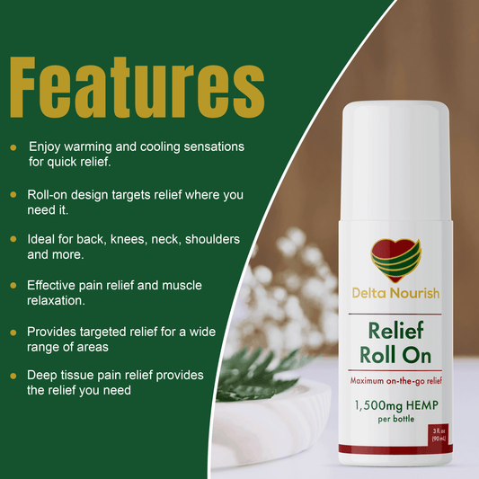 Delta Nourish Pain Relief Roll_On-Relief From Muscles And Joint Pain