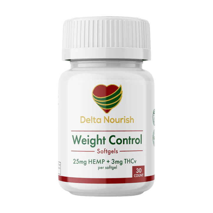 Delta Nourish Weight Control Supplement - Natural Support for Metabolism and Appetite Management, 30 Vegan Capsules