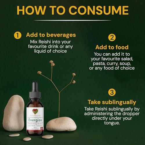 Close-up of Delta Nourish Energize Drops bottle for natural energy.